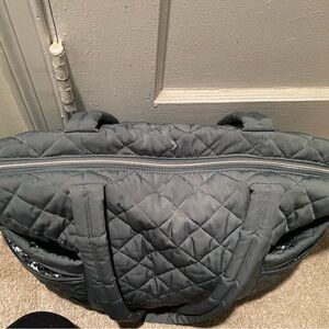 Vera Bradley Quilted Gray Tote Bag